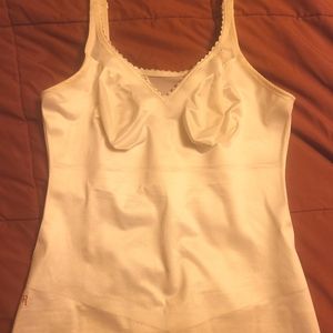 Ruby Ribbon 38 white sheer cami